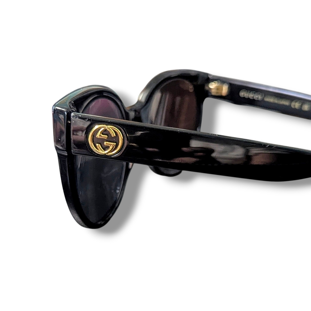 Gucci Round Chic Black Designer Prescription Sung… - image 6